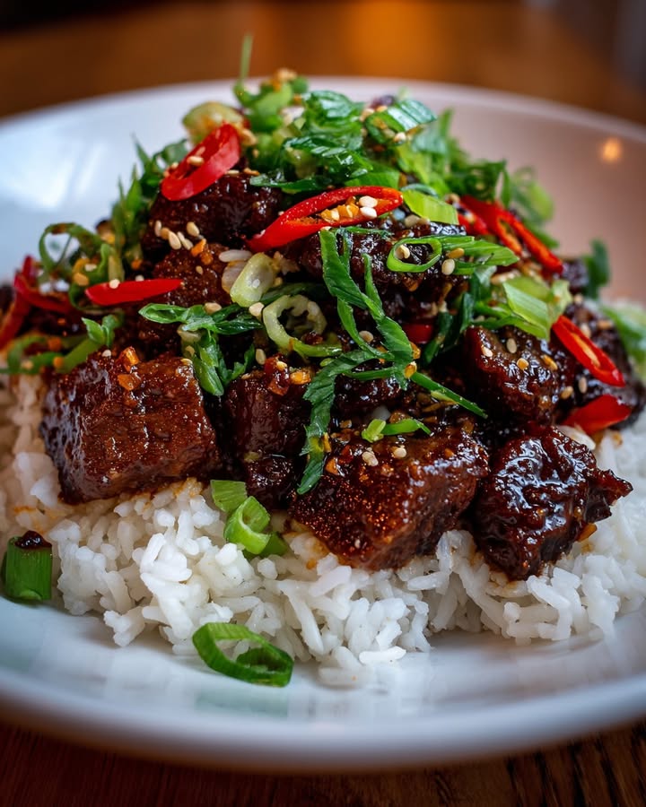 Bœuf Croquant Pimenté : Recette Savoureuse et Facile à Préparer 2 Bœuf Croquant Pimenté