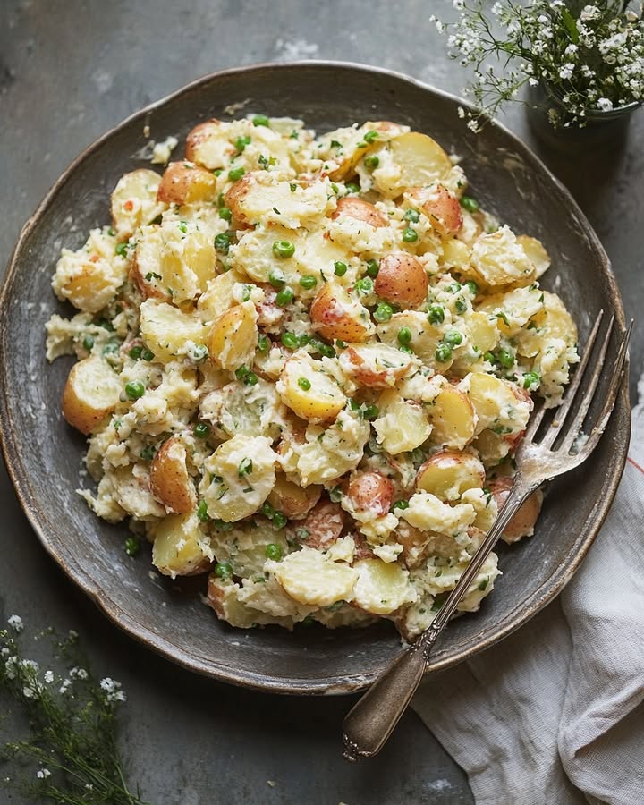 Salade de Pommes S écrasées