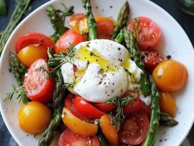 Salade Asperges Burrata : Recette Facile et Savoureuse