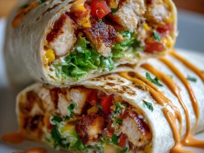 Burritos Poulet Chipotle Savoureux : Recette Facile et Rapide