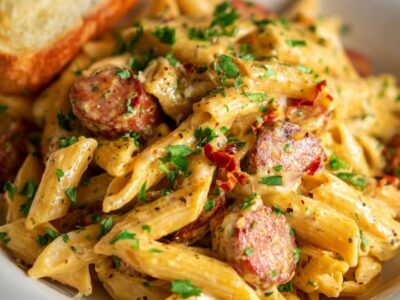 Pâtes Cajun Crémeuses : Recette Savoureuse et Facile à Préparer