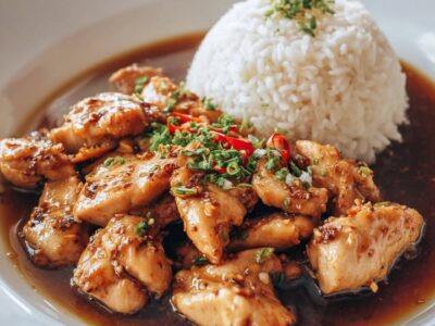 Poulet Caramélisé Soja : Recette Facile et Savoureuse