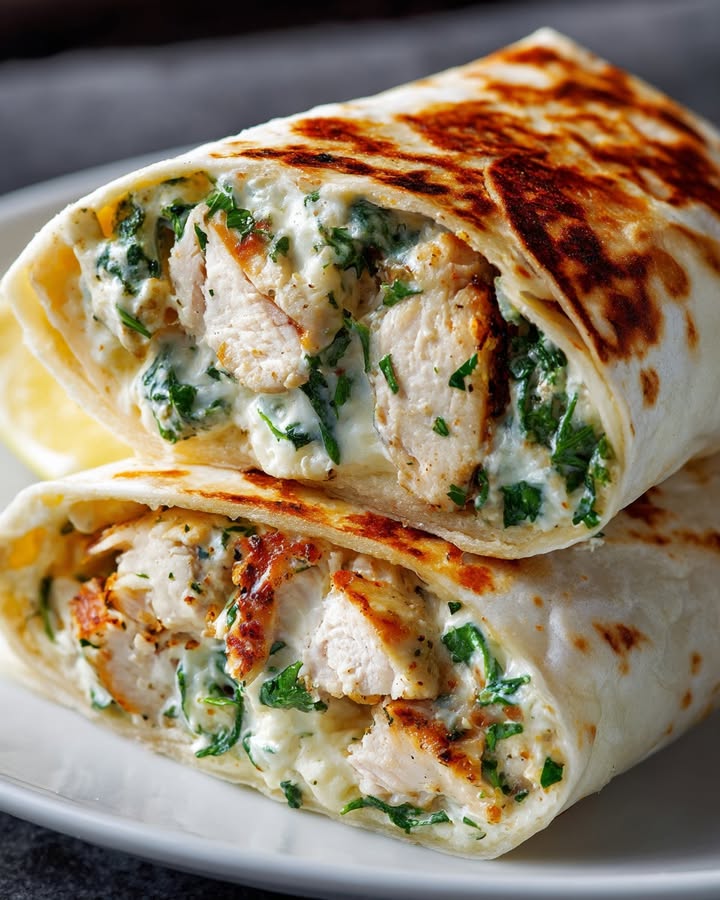 Wraps Poulet Fromage Fondant