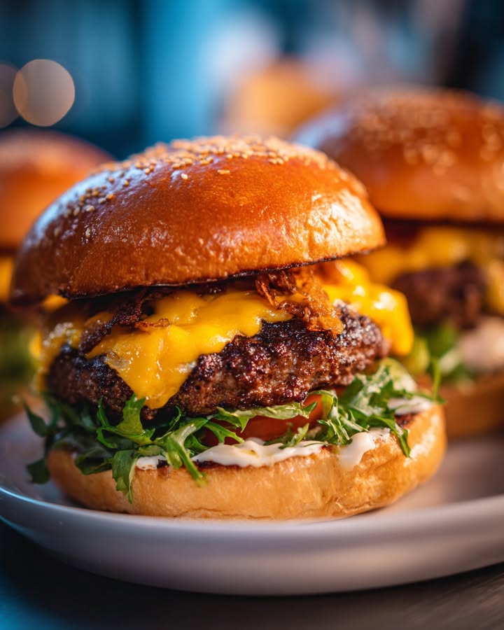 Burgers Crémeux Croustillants