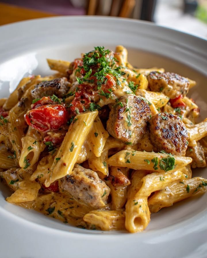 Pâtes Cajun Crémeuses