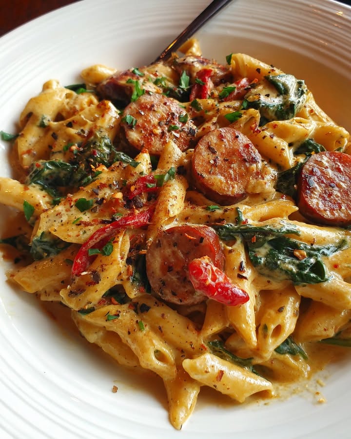 Pâtes Cajun Crémeuses