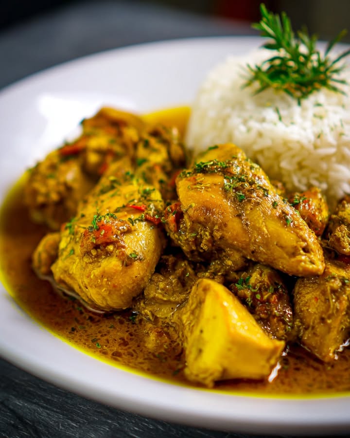 Curry Poulet Jamaïcain