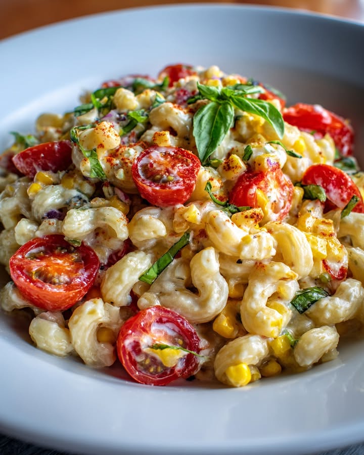 Salade Pâtes Street Corn : Recette Facile et Savoureuse 1 Salade Pâtes Street Corn