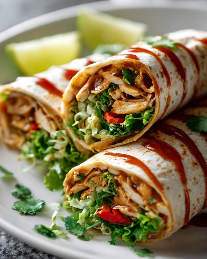 Wraps Thaï Gourmands : Recette Facile et Savoureuse 1 Wraps Thaï Gourmands