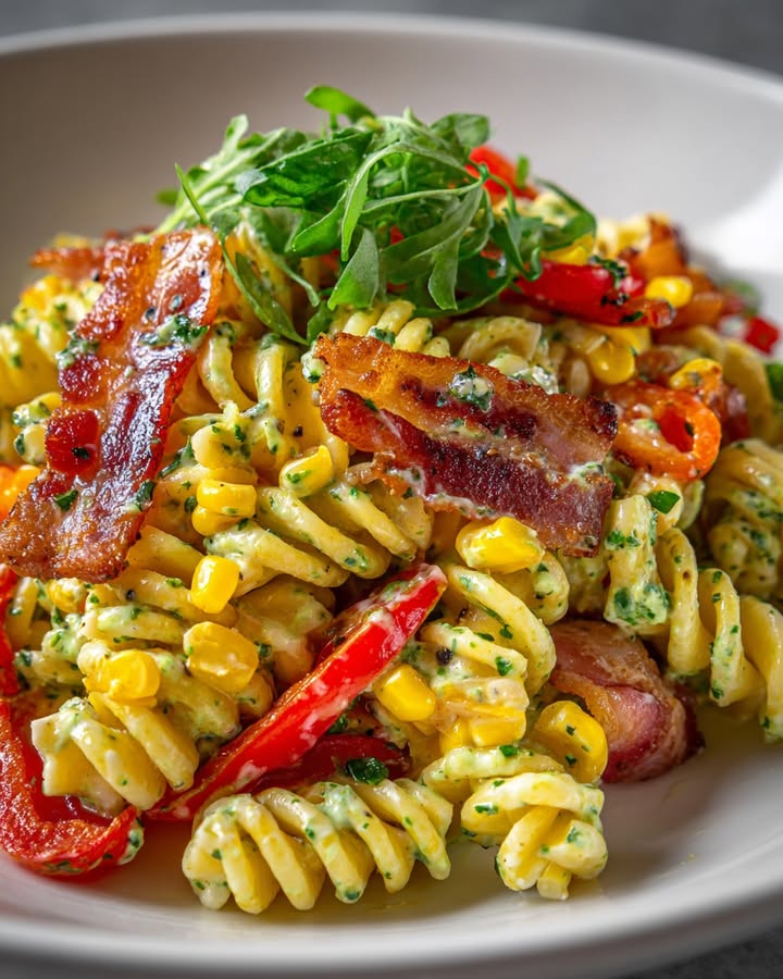 Salade Pâtes Estivale Gourmande : Recette Facile et Savoureuse 1 Salade Pâtes Estivale Gourmande