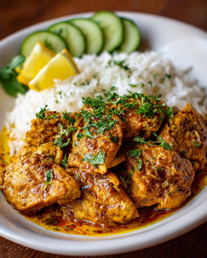 Poulet Safrané Épicé