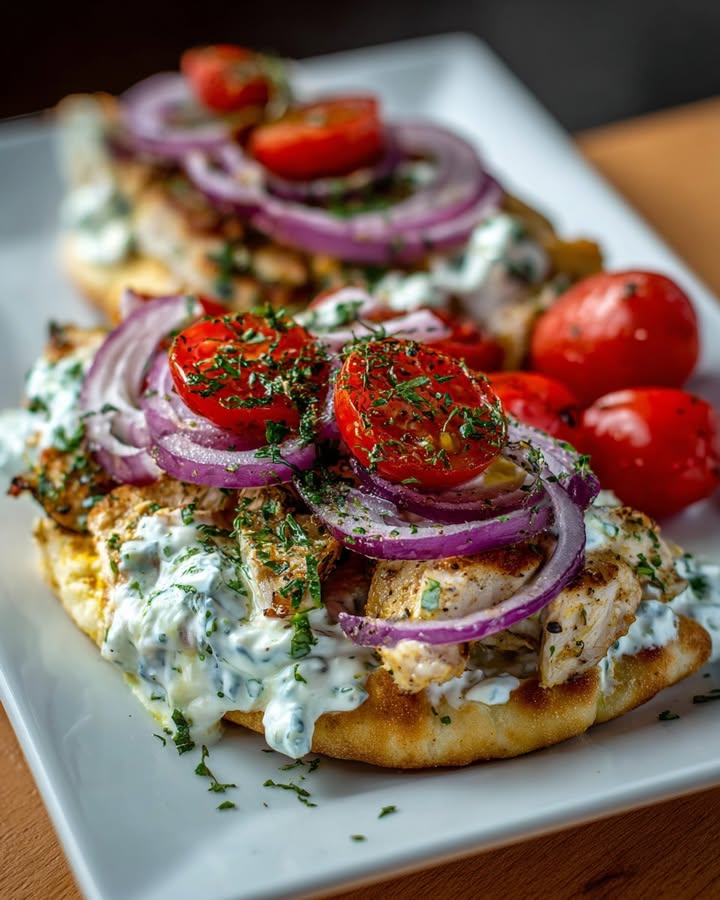 Gyros Poulet Tzatziki Feta