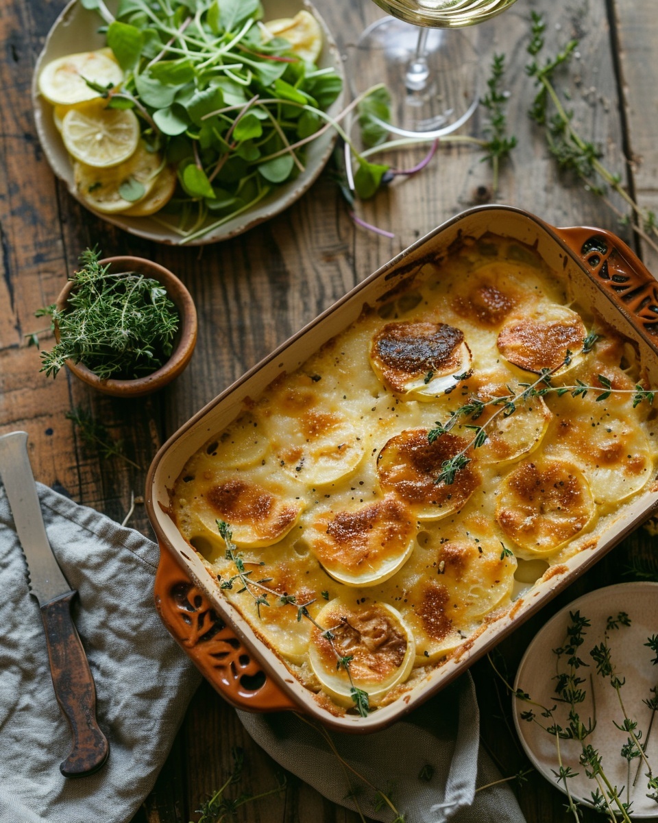 Gratin de courgettes et chèvre