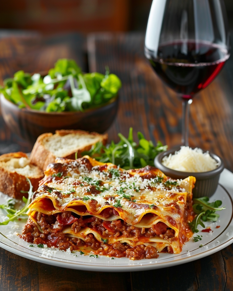 Lasagnes bolognaise maison