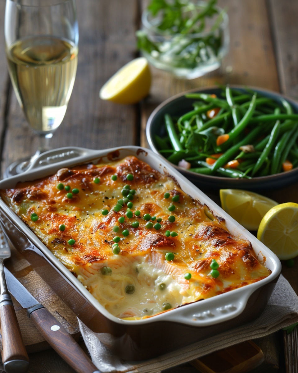 Lasagnes saumon‑épinards