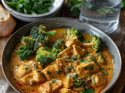 Recette Facile de Pâtes au Poulet Curry Coco : Un Délice Exotique