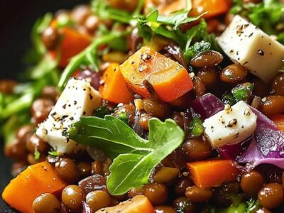 Salade Lentilles Hivernale : Recette Facile et Savoureuse