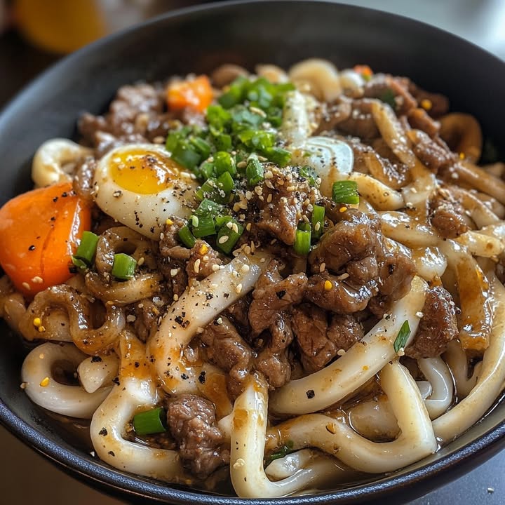 Boeuf Udon Poivre Noir : Recette Savoureuse et Facile à Préparer 2 Boeuf Udon Poivre Noir