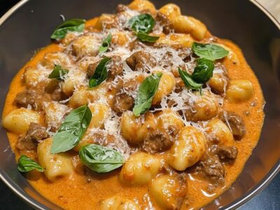 Gnocchis Bœuf Tomate Crémeux : Recette Savoureuse et Facile