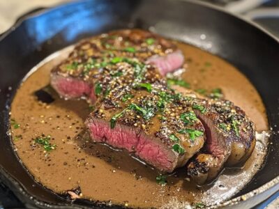 Steak Poivre Acier : Recette Savoureuse et Facile à Préparer