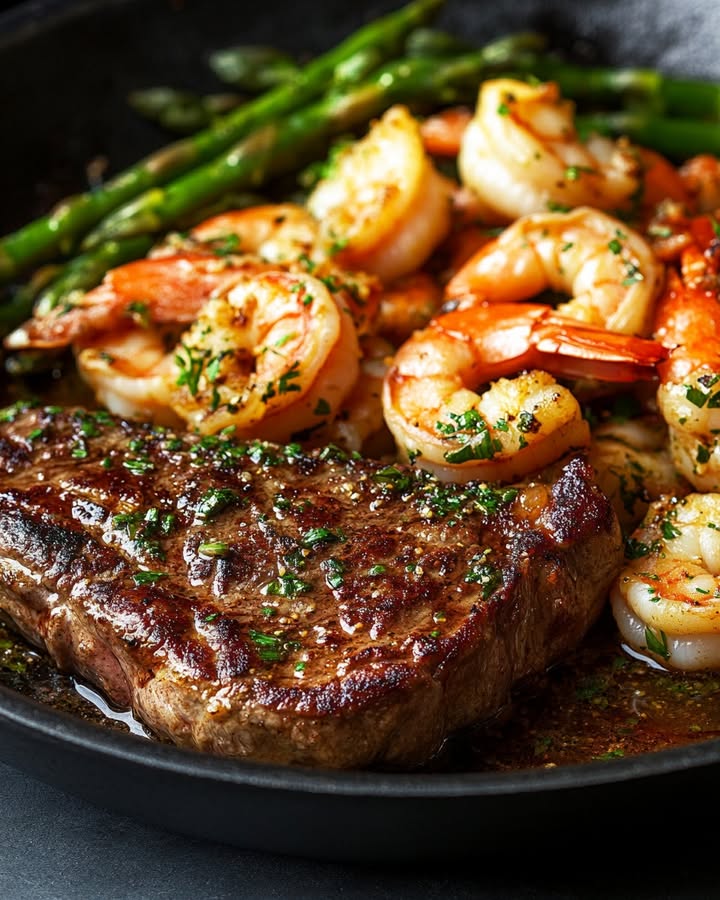 Ribeye Crevettes Sautées : Recette Savoureuse et Facile à Préparer 2 Ribeye Crevettes Sautées