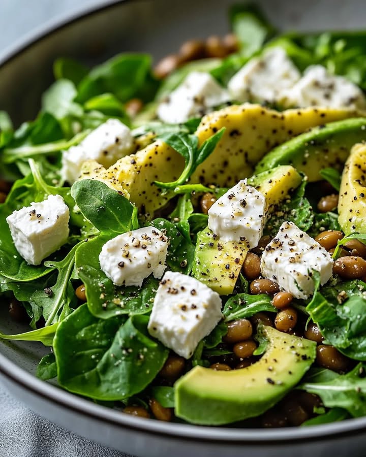 Salade Lentilles Avocat : Recette Facile et Savoureuse 1 Salade Lentilles Avocat