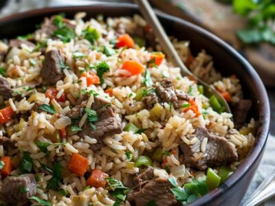 Plov Bœuf Rapide : Recette Facile et Savoureuse en 30 Minutes