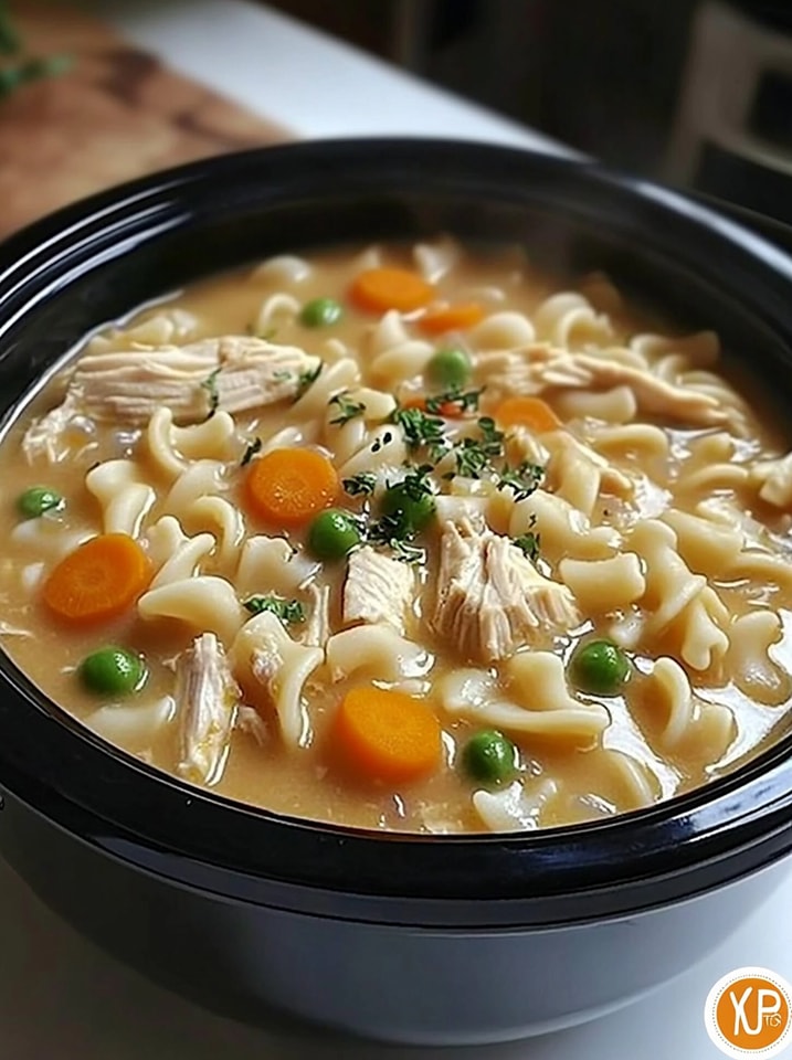 Poulet Nouilles Crémeuses