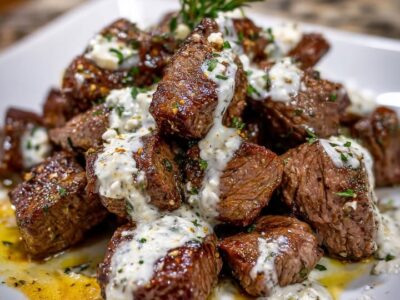 Bouchées Steak Ail Parmesan : Recette Savoureuse et Facile