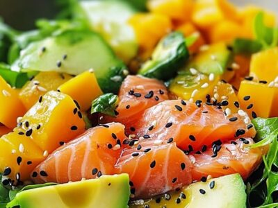 Salade Saumon Mangue : Recette Facile et Savoureuse