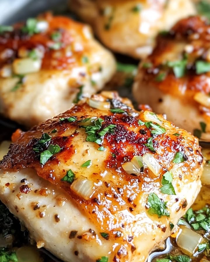 Poulet Ail Beurré Croustillant