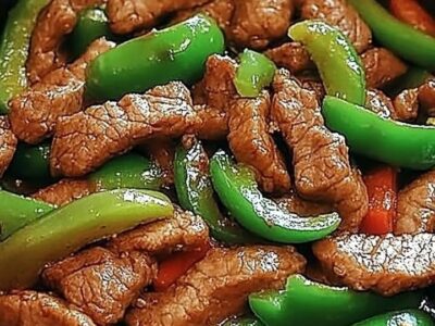 Bœuf Ail Poivrons Sauté : Recette Savoureuse et Facile à Préparer