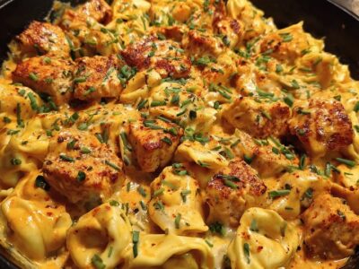 Poulet Cajun Tortellini Crémeux : Recette Facile et Savoureuse