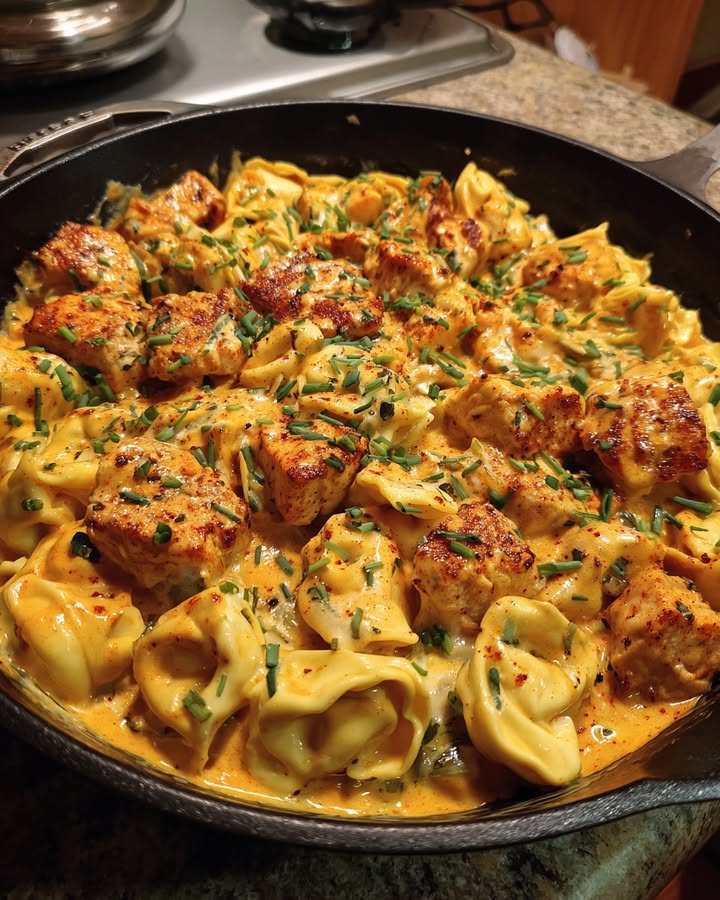 Poulet Cajun Tortellini Crémeux