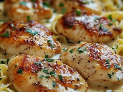 Poulet Crémeux Noodles : Recette Facile et Savoureuse