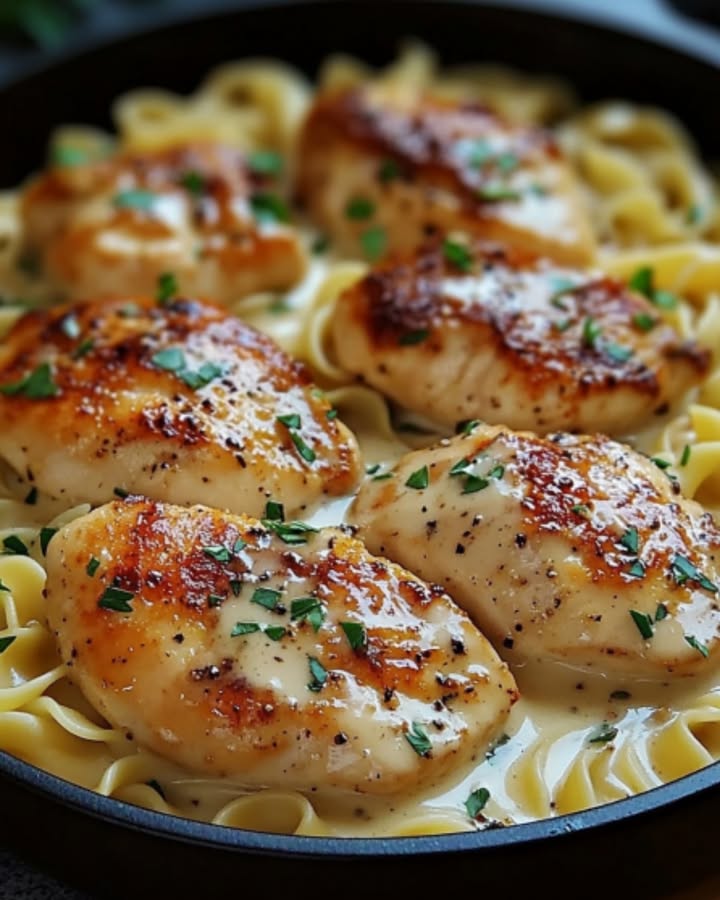 Poulet Crémeux Noodles