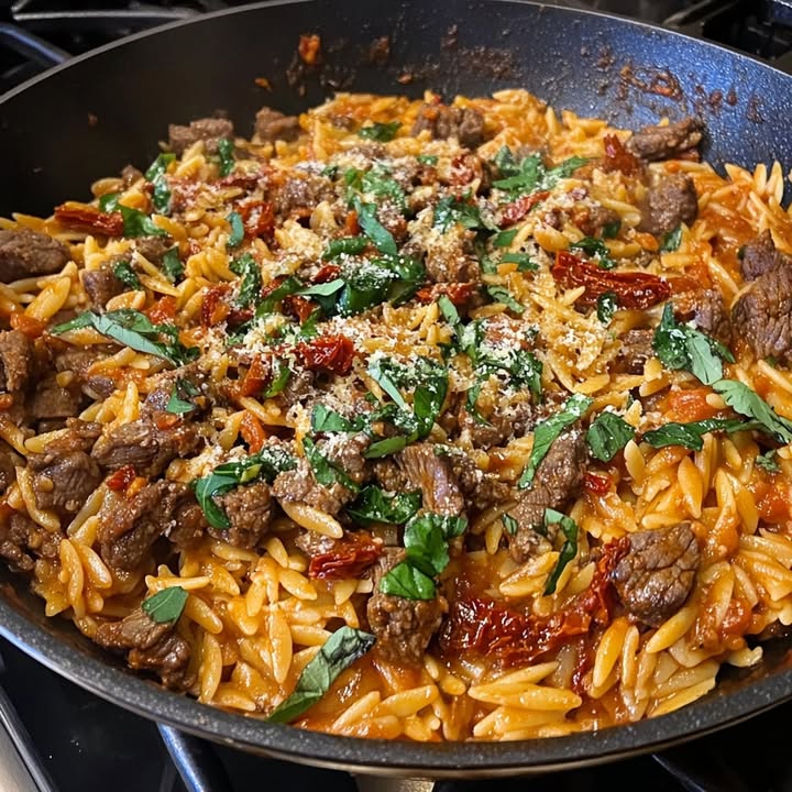 Boeuf Crémeux Tomates Séchées : Recette Facile et Savoureuse 2 Boeuf Crémeux Tomates Séchées