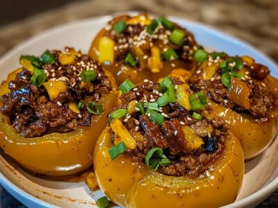 Poivrons Farcis Coréens Authentiques: Recette Facile et Savoureuse