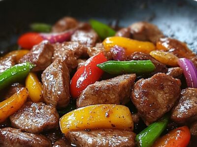 Sauté Bœuf Poivrons Savoureux : Recette Facile et Rapide