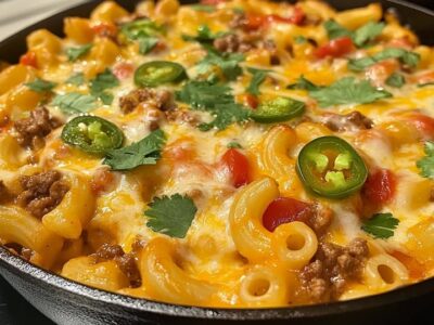 Macaroni Bœuf Jalapeño : Recette Facile et Savoureuse