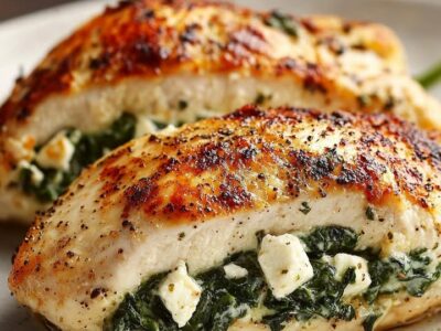 Poulet Feta Épinards : Recette Facile et Savoureuse