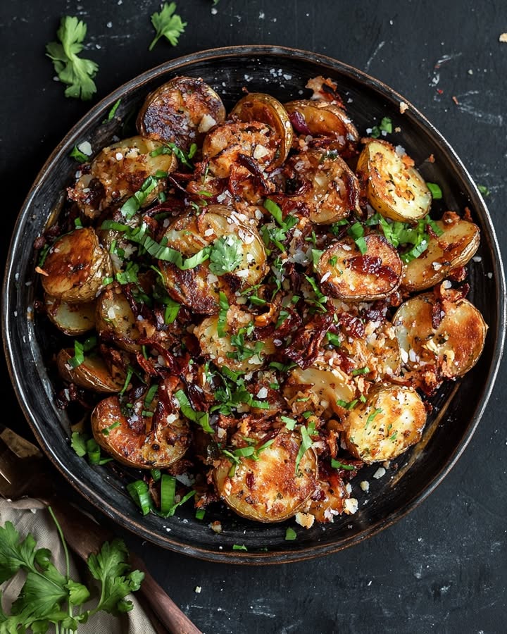 Salade Pommes Écrasées : Recette Facile et Savoureuse 1 Salade Pommes Écrasées