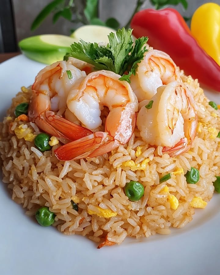 Riz Sauté Crevettes Délicieux : Recette Facile et Rapide 2 Riz Sauté Crevettes Délicieux