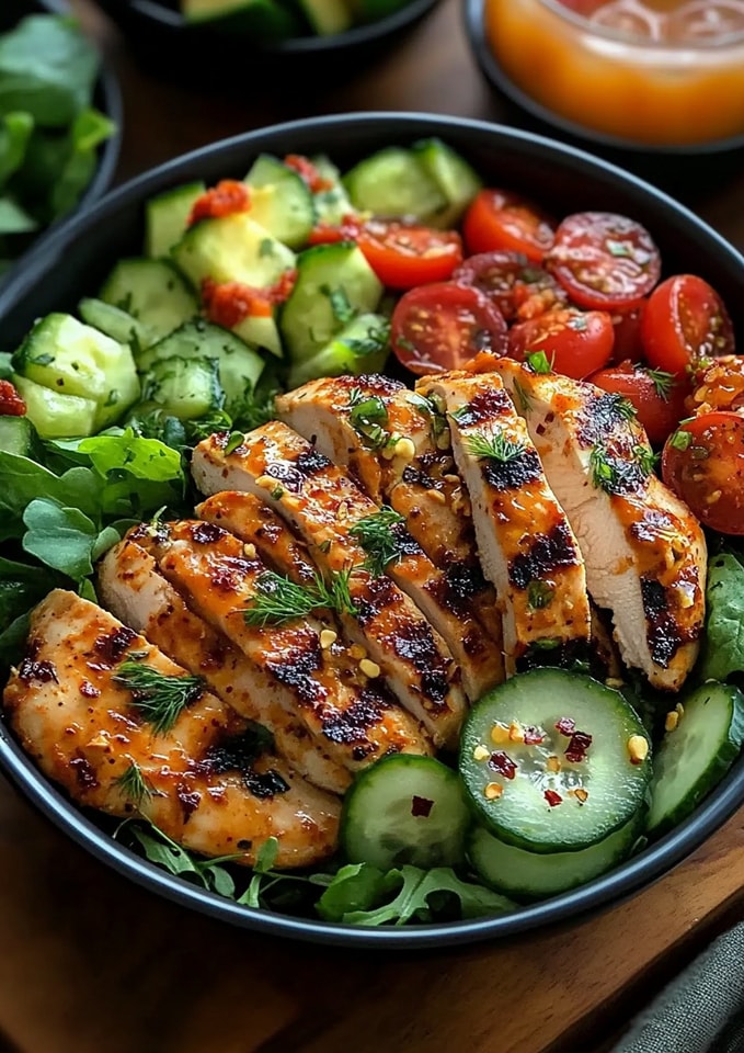 Salade Poulet Grillé
