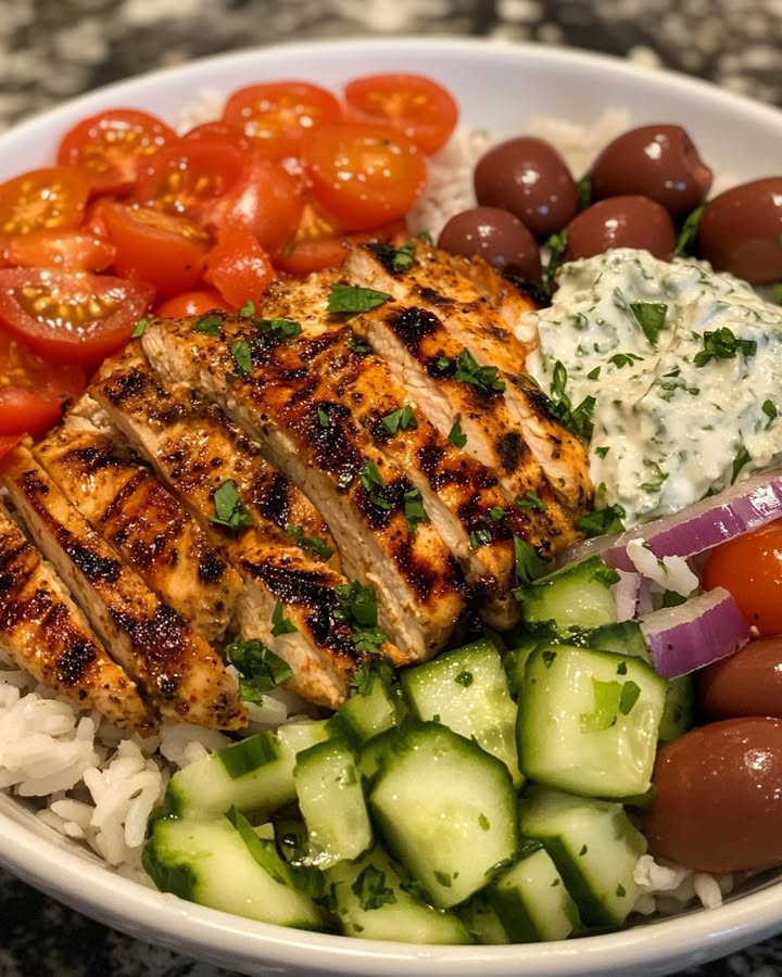 Bol Méditerranéen Poulet Tzatziki