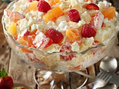 Salade Tropicale Crémeuse : Recette Facile et Savoureuse