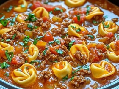 Soupe Tortellini Bœuf : Recette Facile et Savoureuse