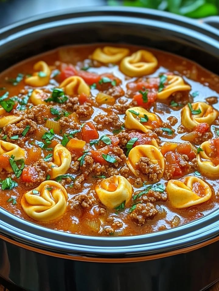 Soupe Tortellini Bœuf : Recette Facile et Savoureuse 1 Soupe Tortellini Bœuf