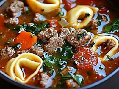 Soupe Tortellini Crémeuse : Recette Facile et Savoureuse