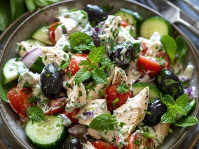 Salade Tzatziki Poulet : Recette Facile et Savoureuse